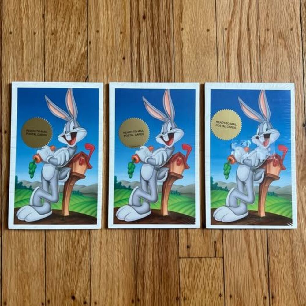 USPS Looney Tunes Post Cards 10 Pack - Bundle of 3
